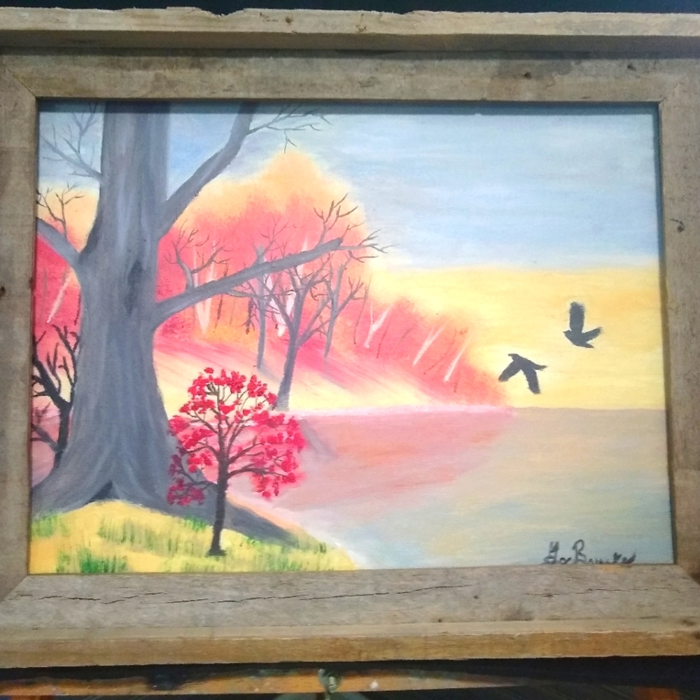 🎁12x16 Oil Painting "Clarisview Cove"